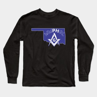 MWPHGLOK - Blue & White Long Sleeve T-Shirt